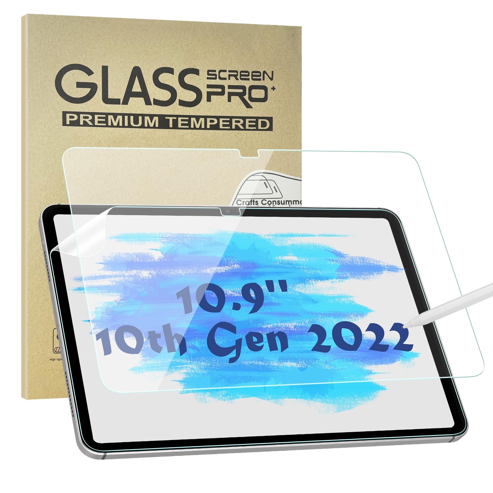 1+1 Pack Screen Protector Compatible With iPad 11th A16 2025 [11 11 inch