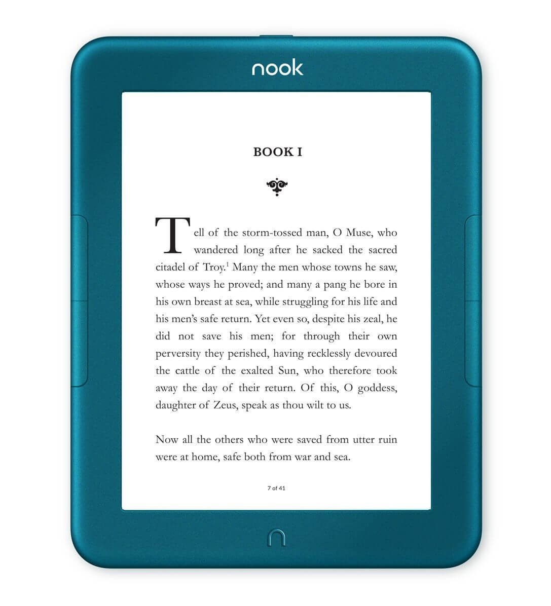 Barnes & Noble Nook Glowlight 4 BNRV1100 6" 32GB - Ocean Teal Edition (2025)