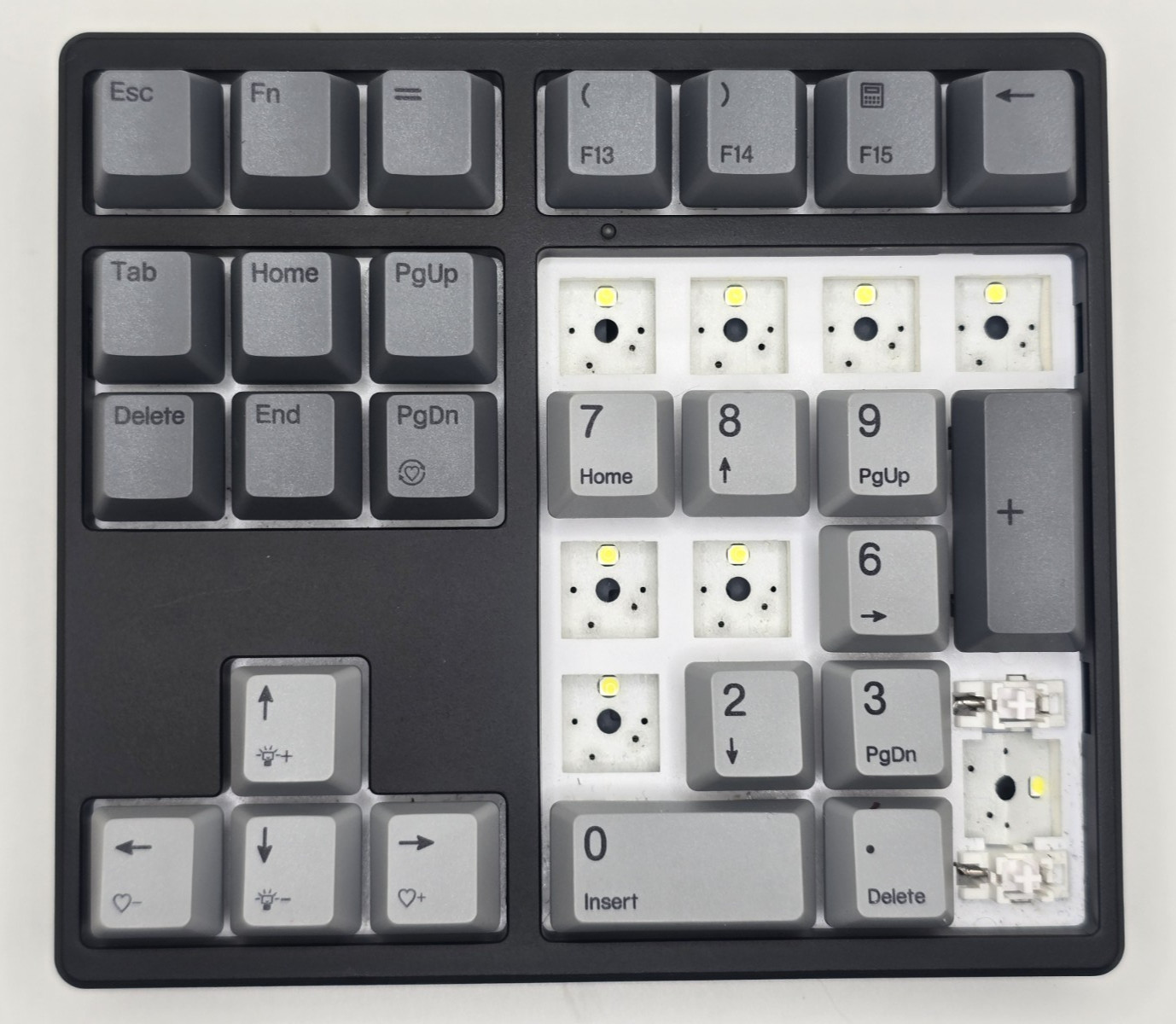 Used - MISSING SWITCHES/KEYS - Kisnt KN34 Wireless Mechanical Numpad 34 Key