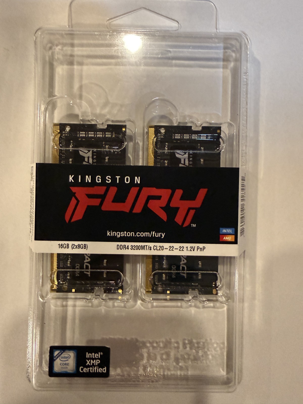 Kingston FURY Impact 16GB (2 x 8GB) - (DDR4-3200) SO-DIMM Memory - New Sealed