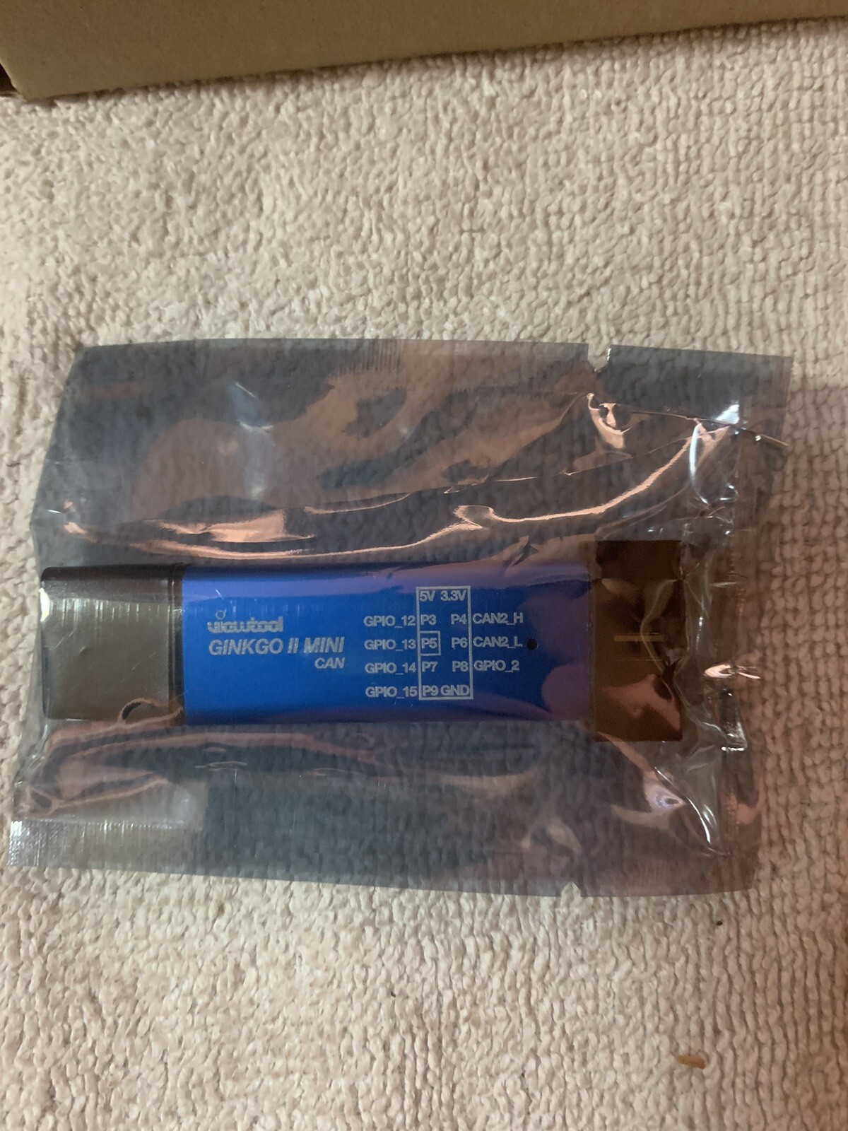 ViewTool Ginkgo2 Mini USB to CAN/ADC/GPIO Adapter Win/linux/Mac/Android/RasPi