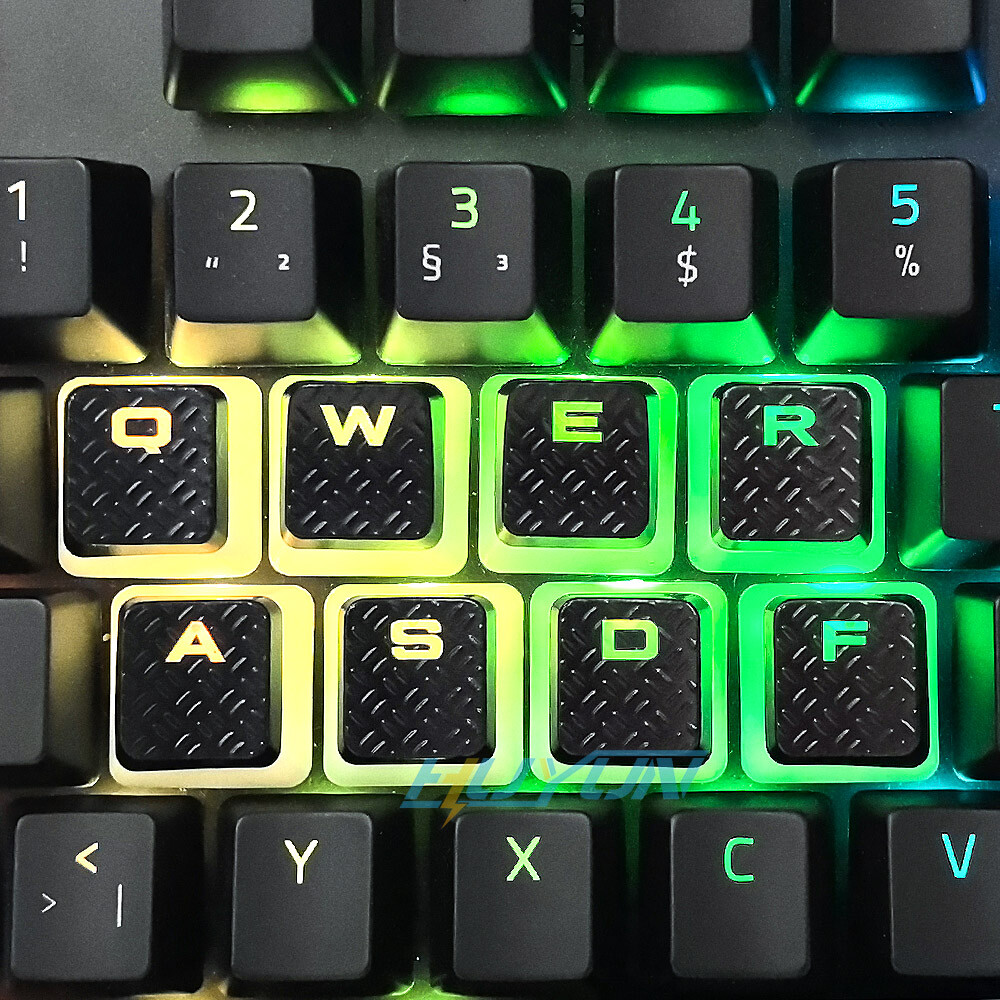 Replacement 10Pcs Pudding Keycaps For Corsair K100 K70 Pro Mech Gaming Keys