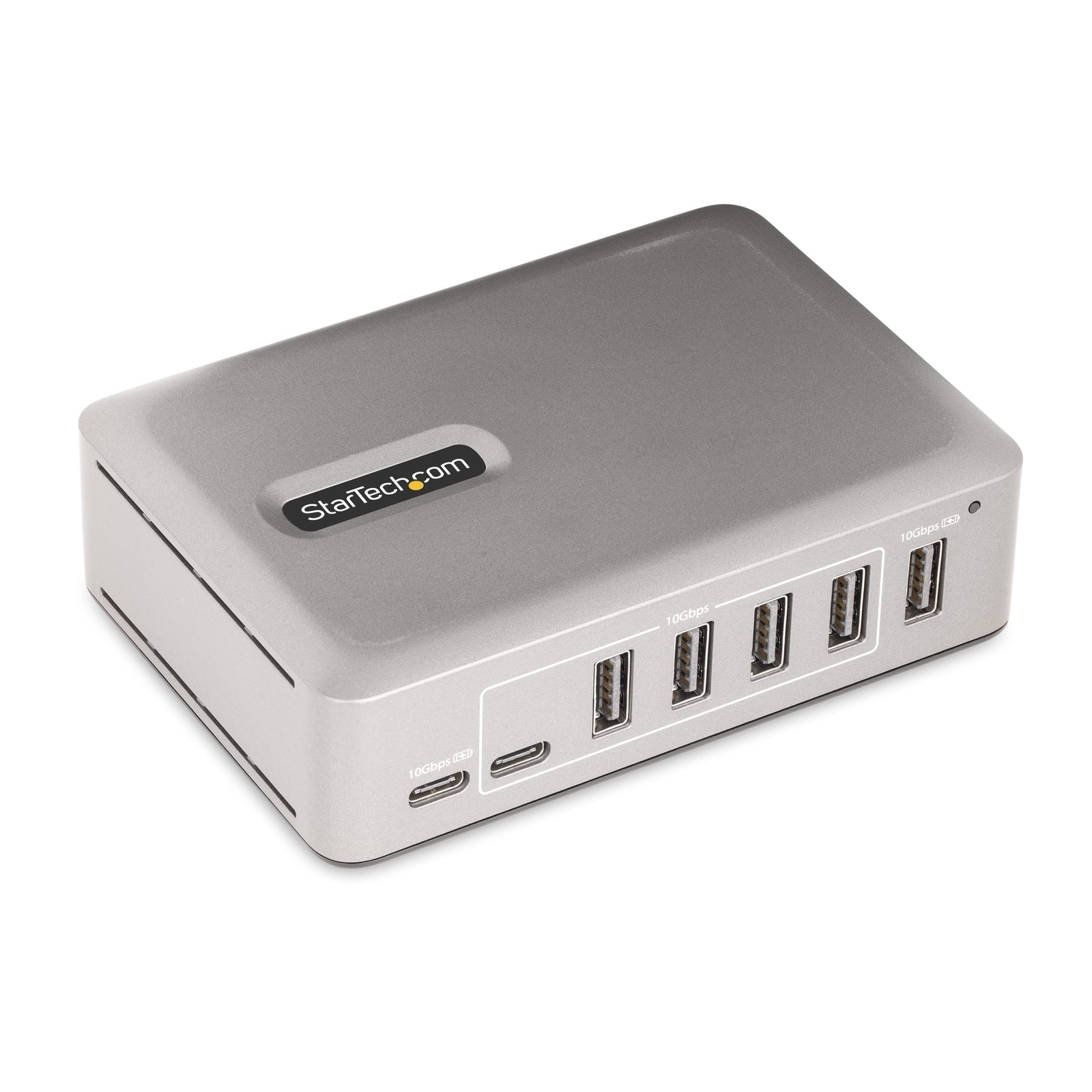 StarTech.com 7-Port USB-C Hub - 5X USB-A/2x USB-C - Self-Powered w/65W Power ...