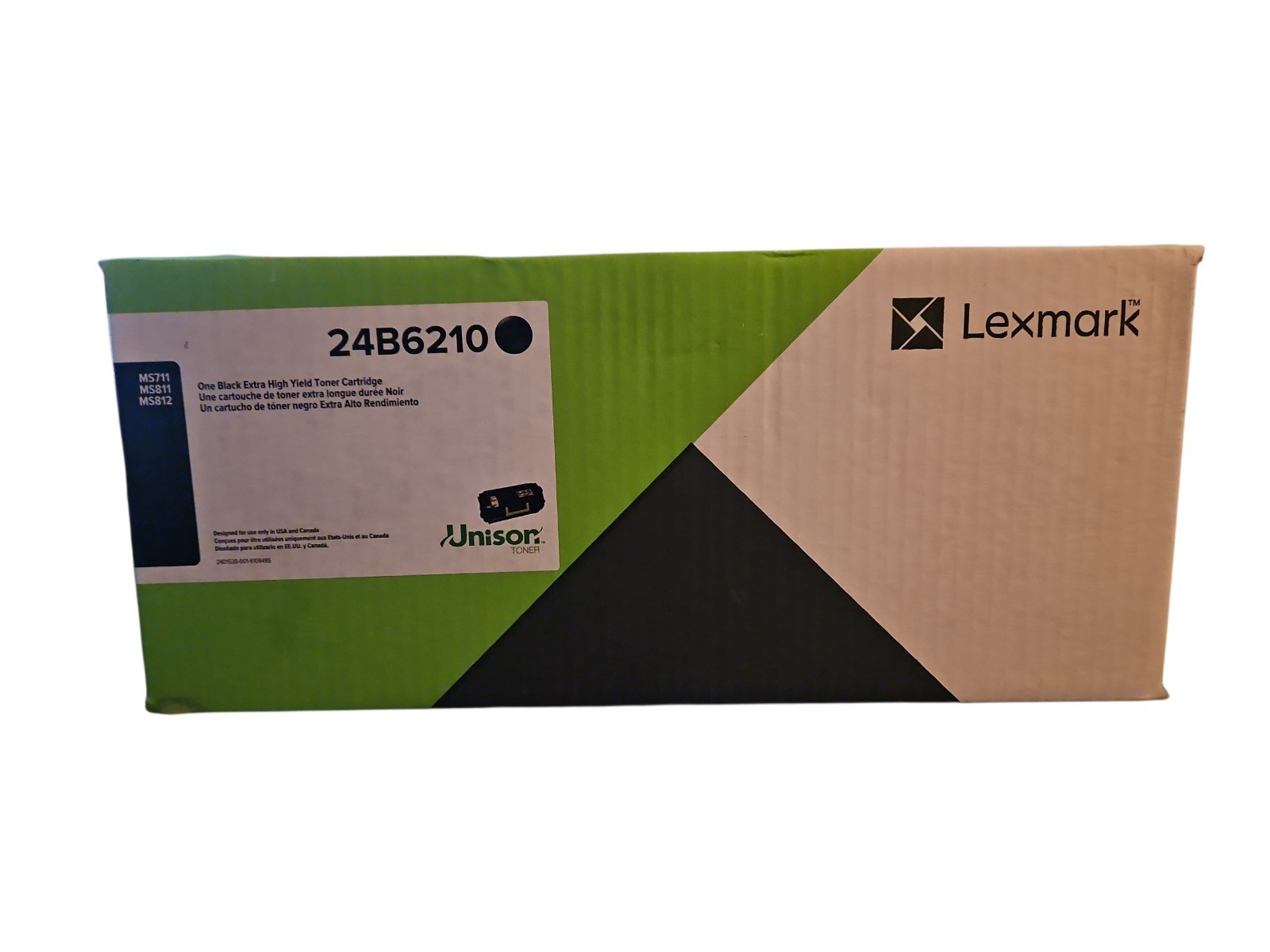 ✨ Genuine Lexmark 24B6210 Black Extra High Yield Toner MS711 MS811 MS812 52D0X0N