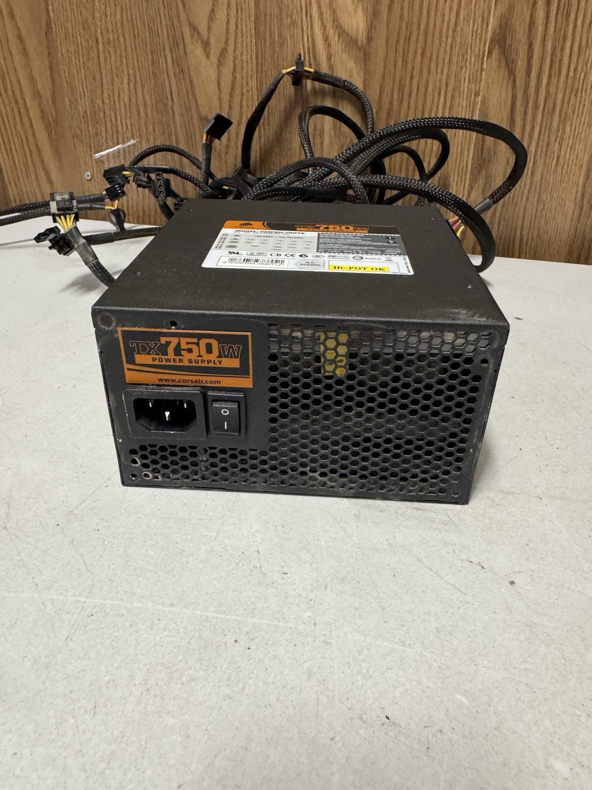 Corsair TX750W 750W Power Supply PSU – Tested Working