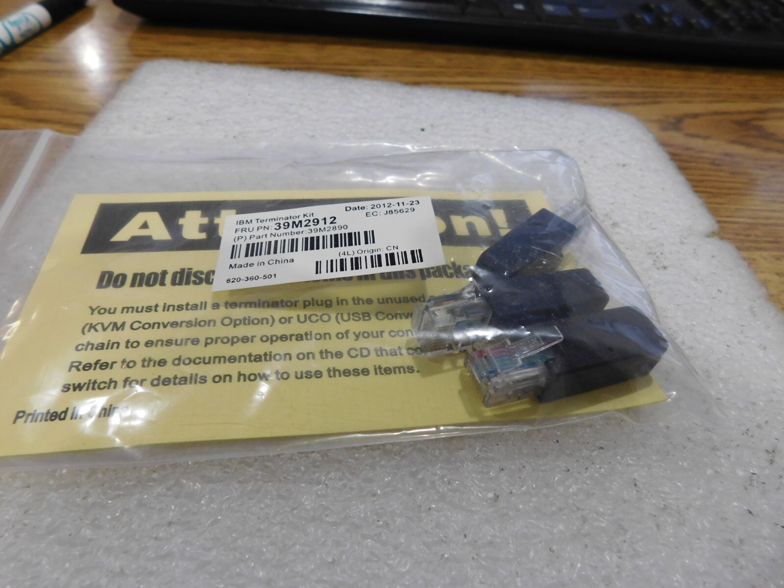 IBM FRU PN: 39M2912 Terminator Kit.  Part Number: 39M2890.  New Old Stock