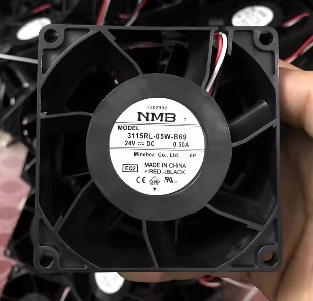 NMB 3115RL-05W-B69 DC24V 0.50A 3-Wire Inverter Cooling Fan