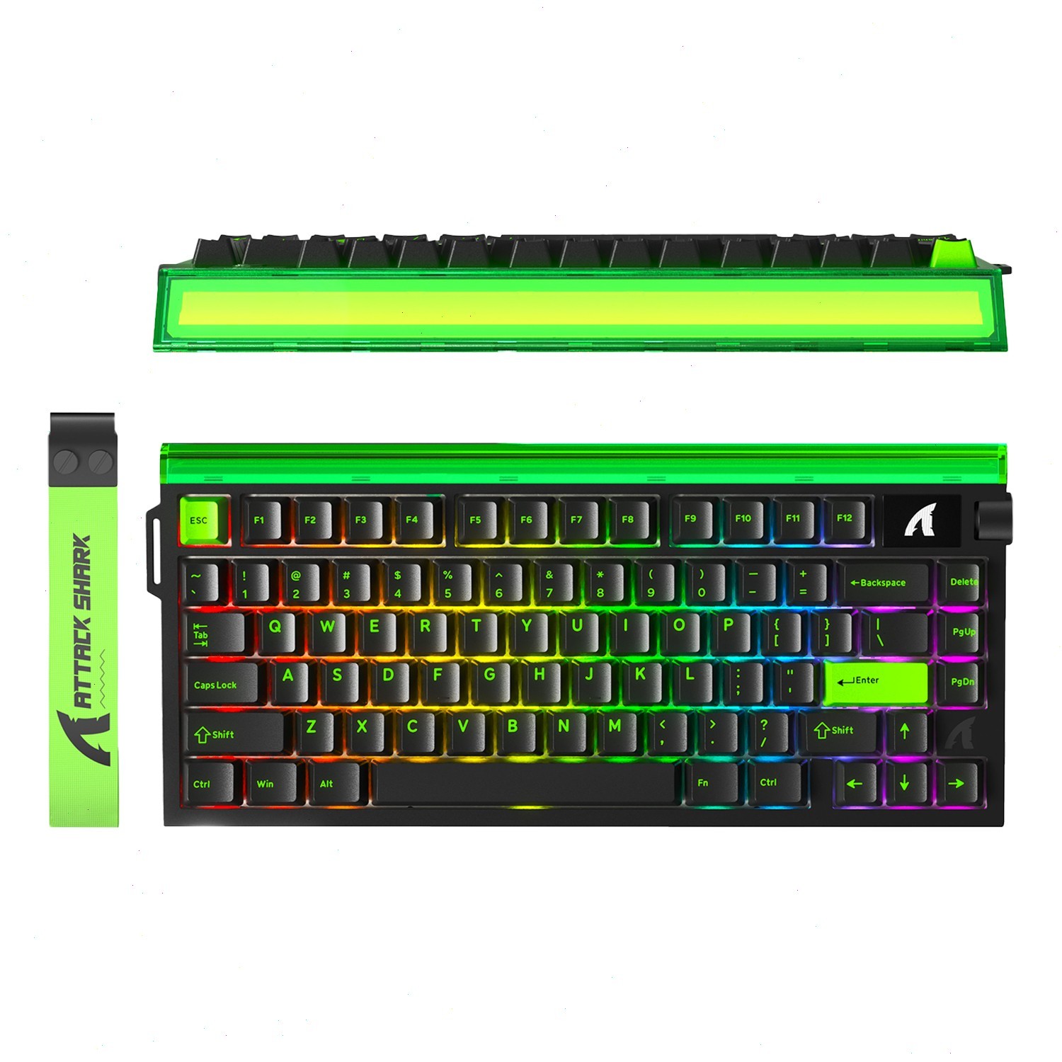 ATTACK SHARK R85HE 75% Wired Magnetic Gaming Keyboard Rapid Trigger 8KHz RGB