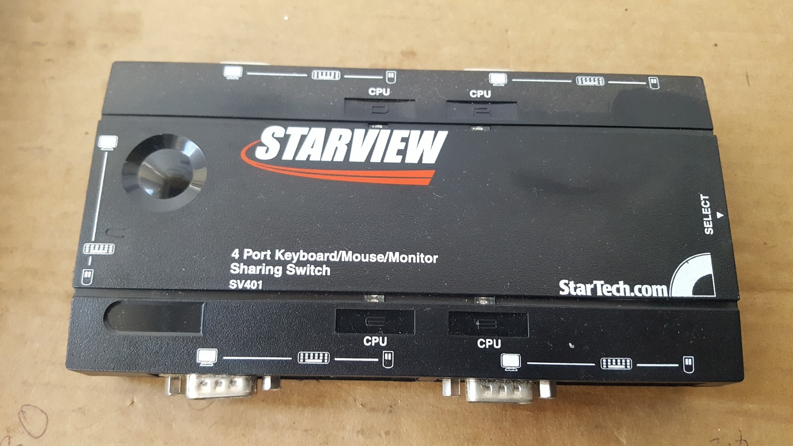 STARTECH CS-14 STARVIEW 4 PORT KEYBOARD/MOUSE/MONITOR SHARING SWITCH SV401 (BR5.