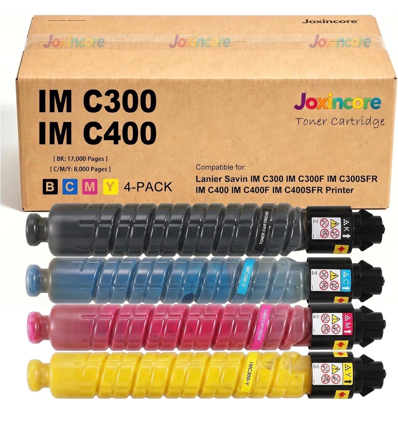 IM C300/IM C400 High Yield Toner Cartridges for Ricoh Lanier Savin IM C300 C300F