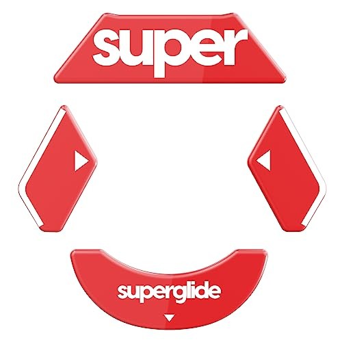 Superglide2 Type C Mouse Feet for Logitech G900/903 [Tempered Glass Rounded