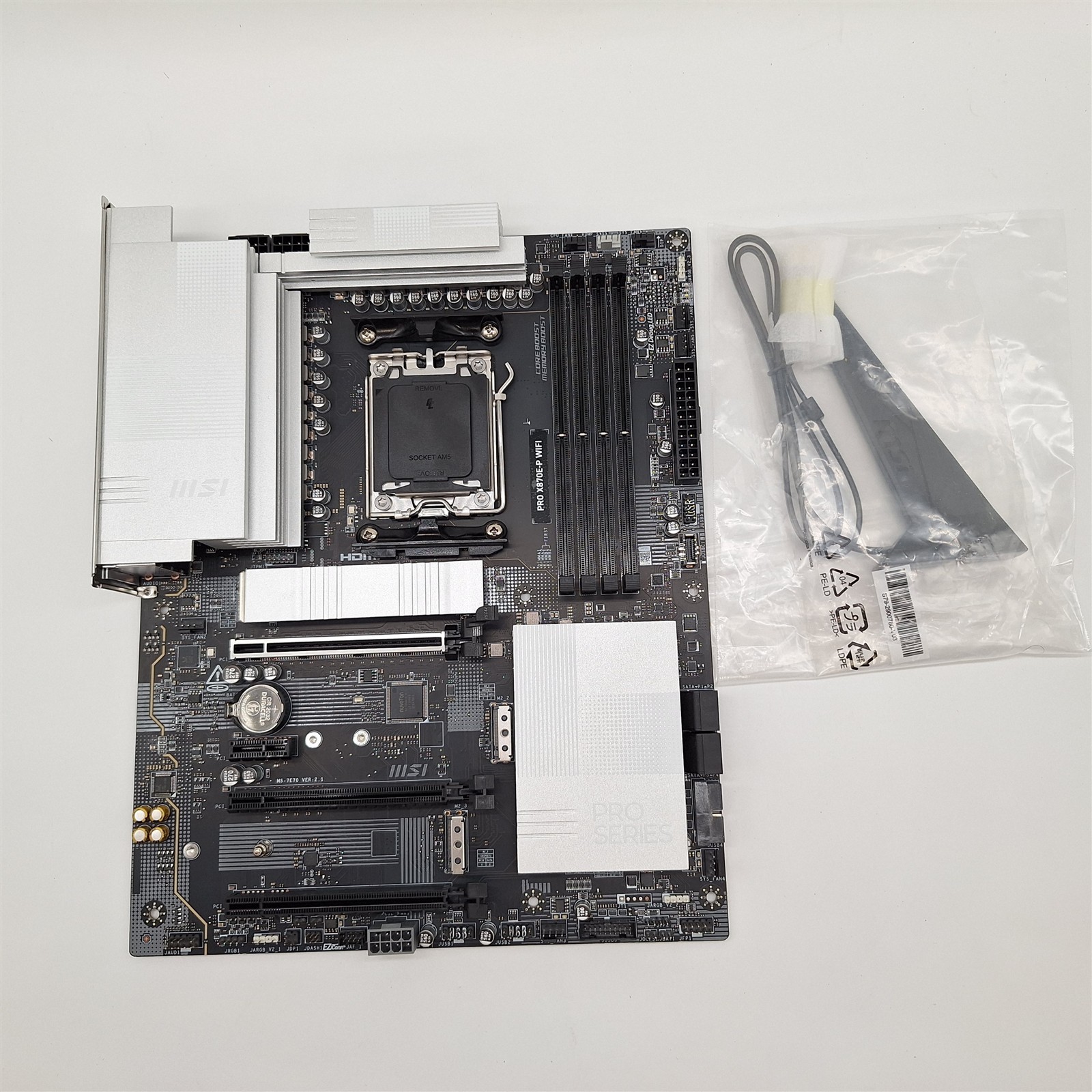MSI PRO X870E-P WiFi Motherboard, ATX, AM5-60A SPS VRM, DDR5