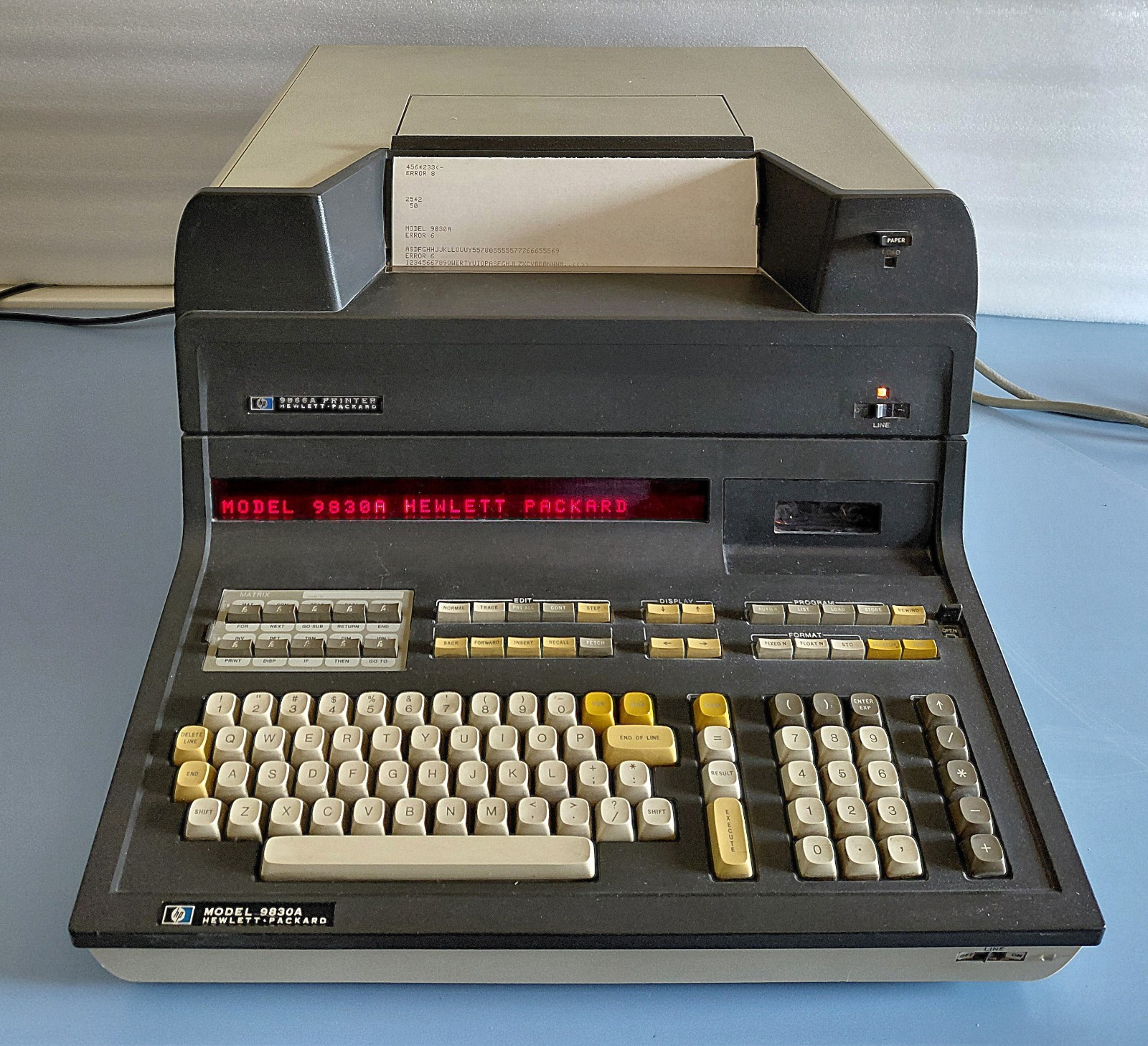HP MODEL 9830A + HP 9866A PRINTER - HEWLETT PACKARD