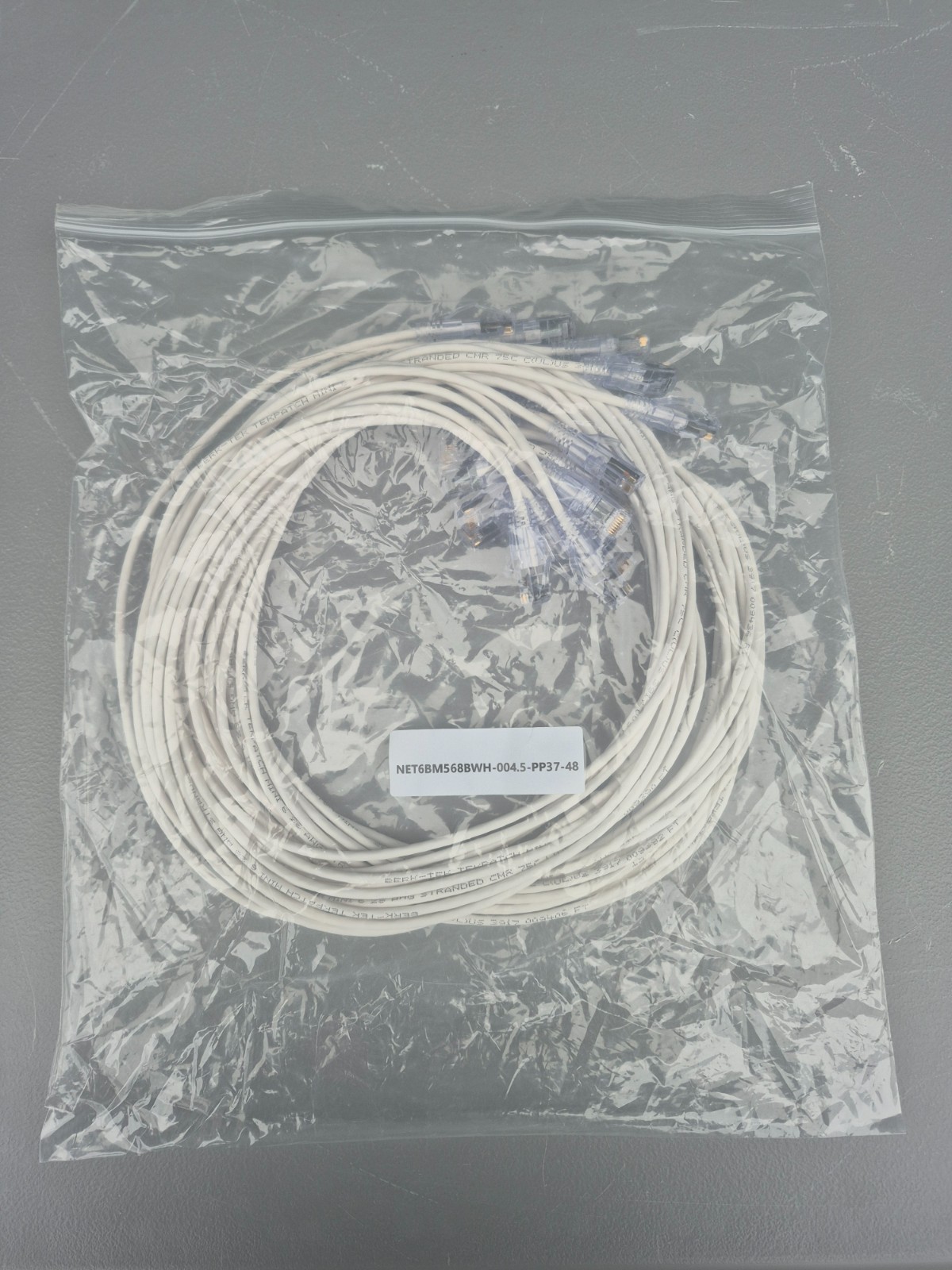 NEW 10 PACK Cablexpress Mini CAT6 RJ45 568B Slim Clear Boot Ethernet Cable 4.5'