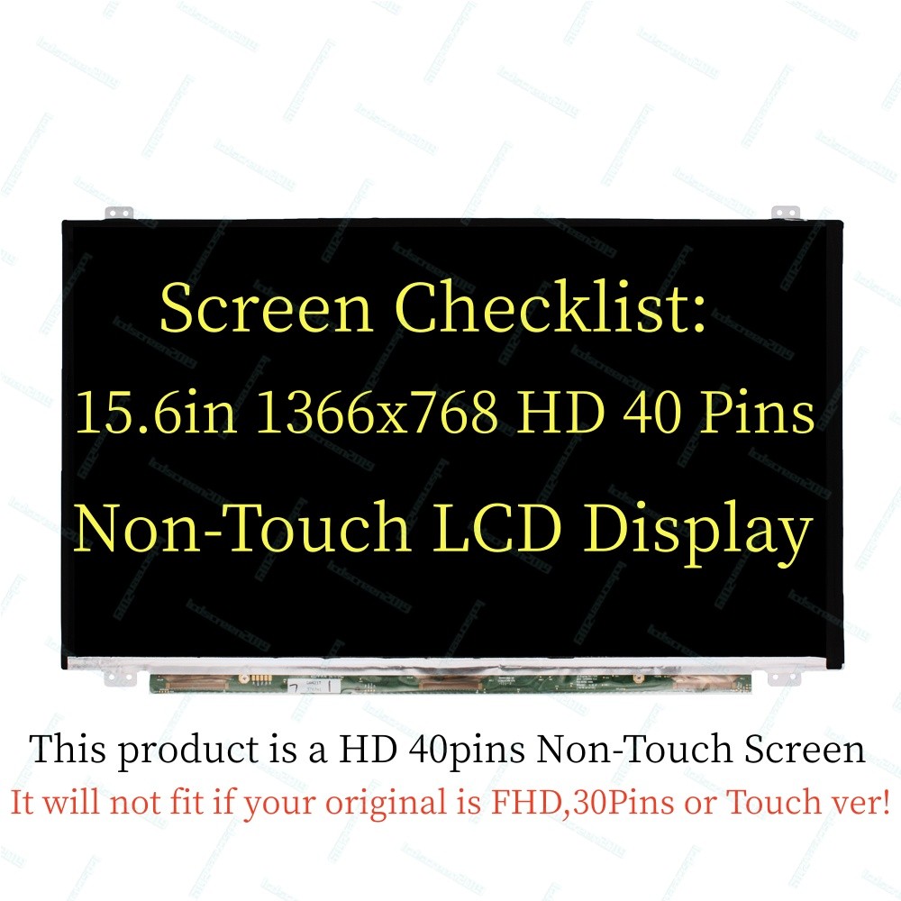FOR SAMSUNG LTN156AT35-H01 Replacement LCD Screen for Laptop LED HD 40PINS 15.6'