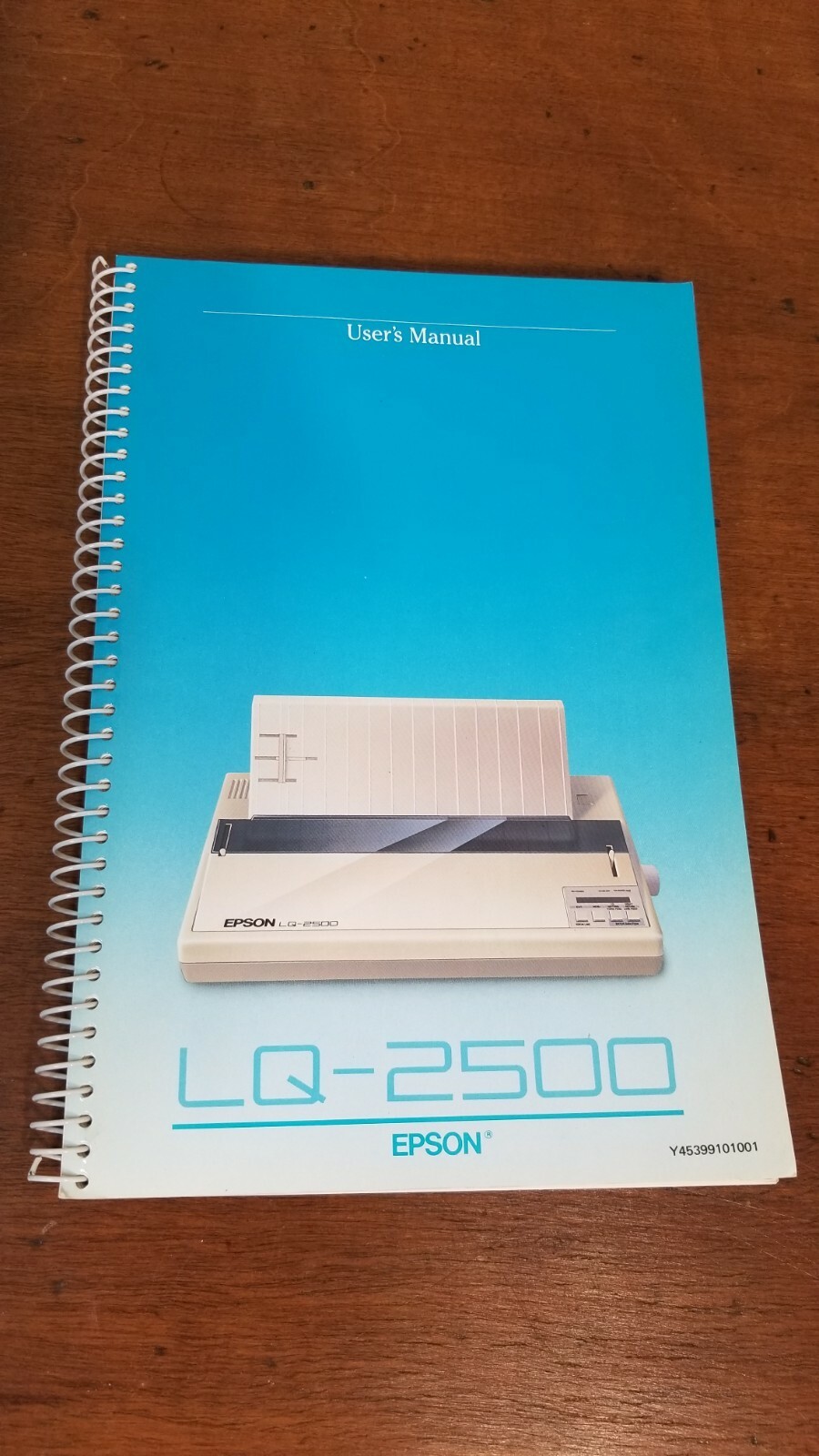 Vintage 1987 Epson LQ-2500 Manual