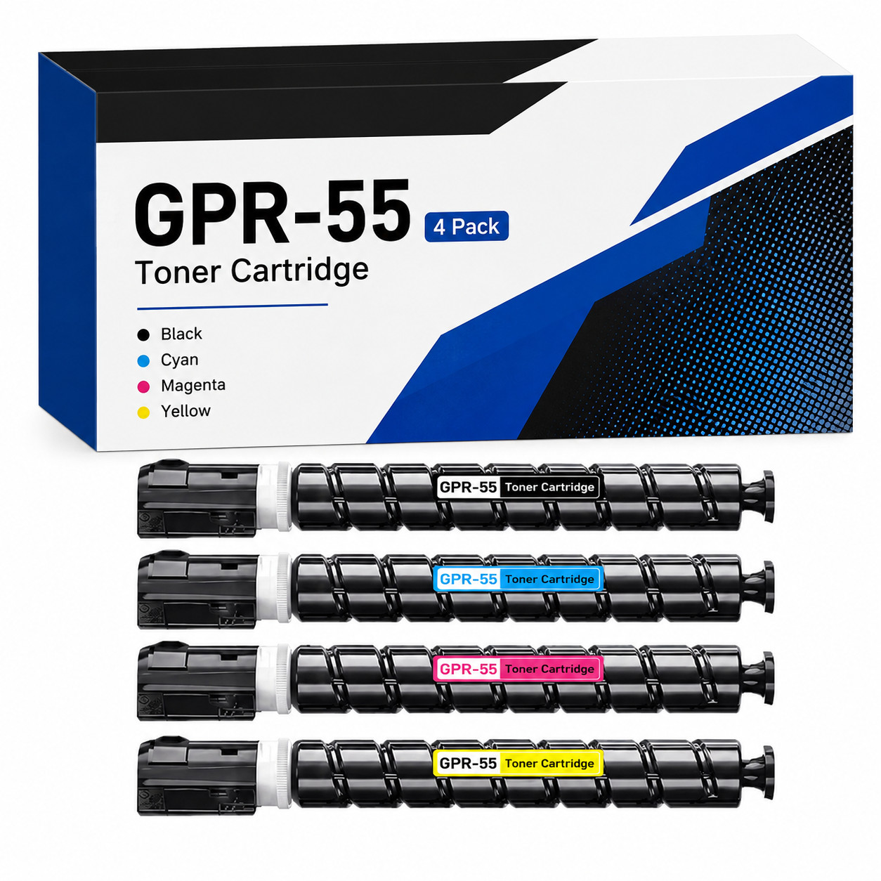 FADSOON® 4PK GPR-55 Toner for imageRUNNER ADVANCE C5535i C5540i C5550i C5560i