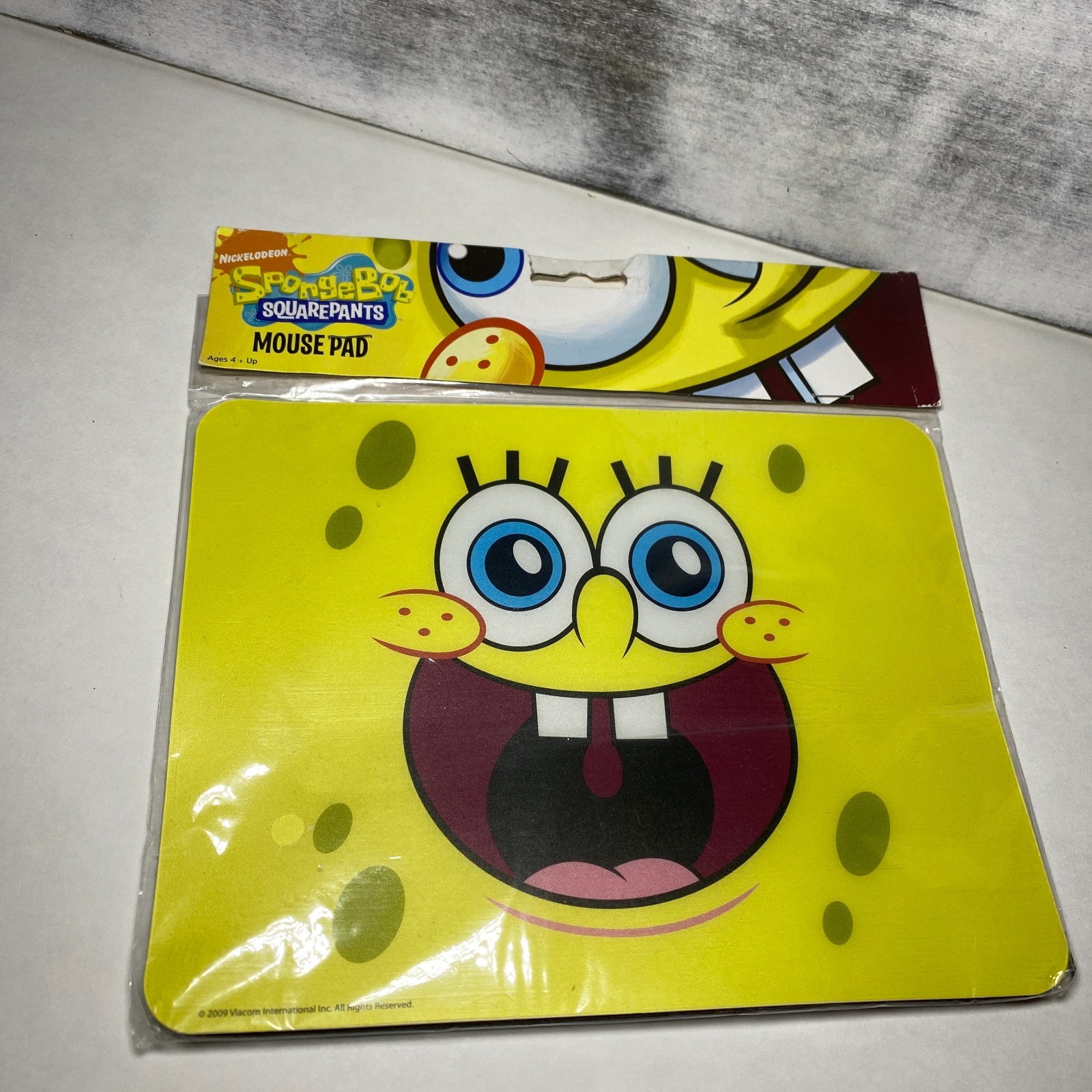 SpongeBob SquarePants Computer Mouse Pad Vintage 2009 Nickelodeon New Sealed