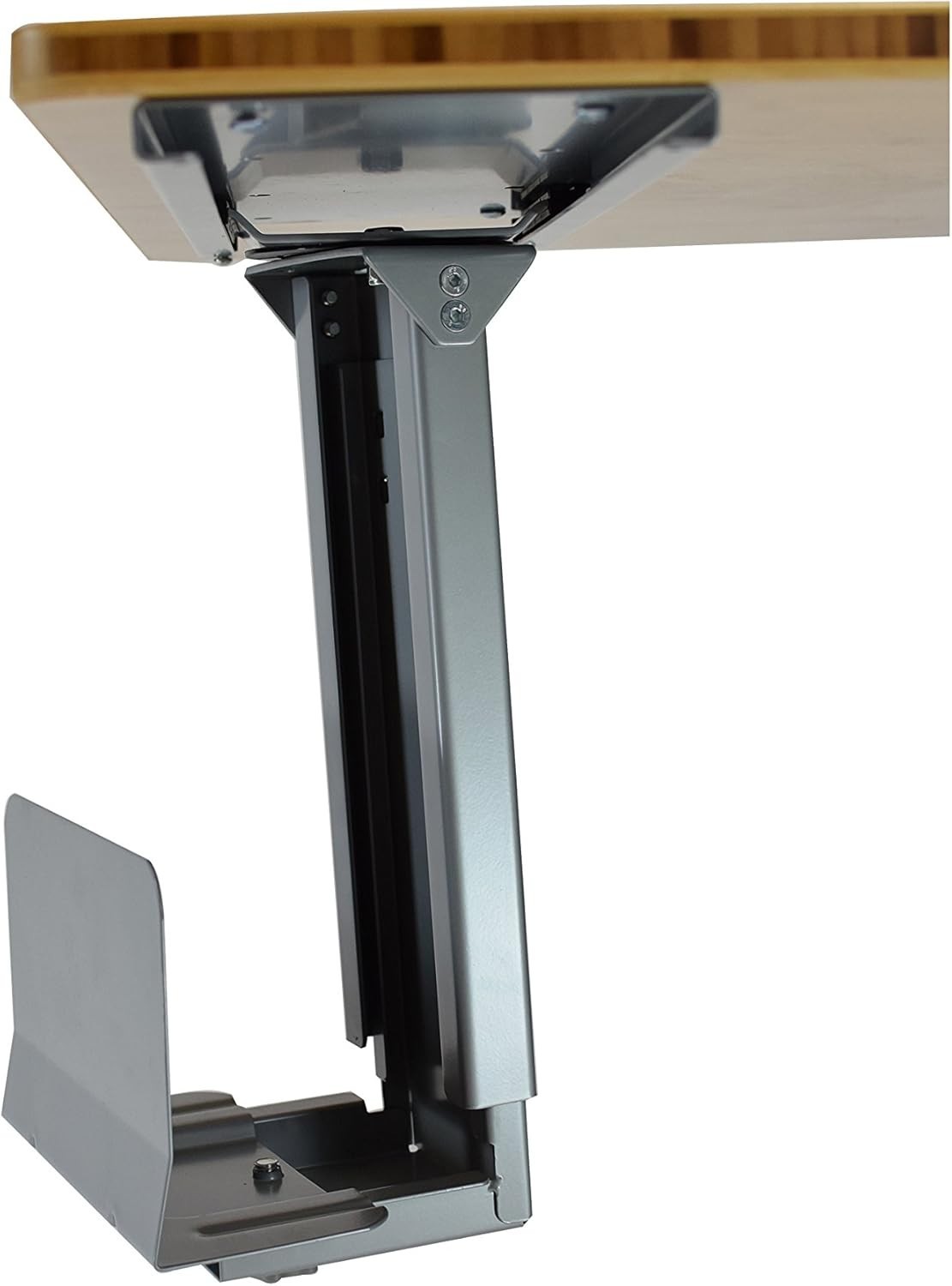 CPU2 Adjustable Under Desk Mount, 360⁰ Swivel Steel CPU Holder PC Holder