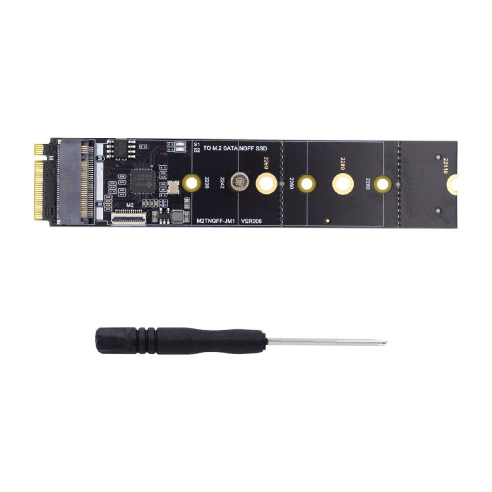 JMB582 SATA NGFF Key B+M SSD to NVME M-Key Motherboard Desktop Adapter Conver...