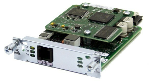 CISCO HWIC-1ADSL 1-Port High Speed ADSL WAN Interface Card ADSL HWIC 1ADSL
