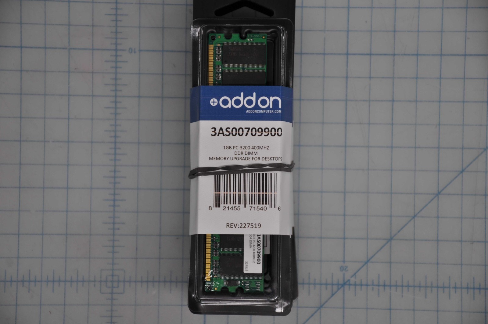 NEW TOSHIBA 1GB DDR PC2700 333MHZ CL2.5 DIMM 184-PIN 4800-722  3AS00709900