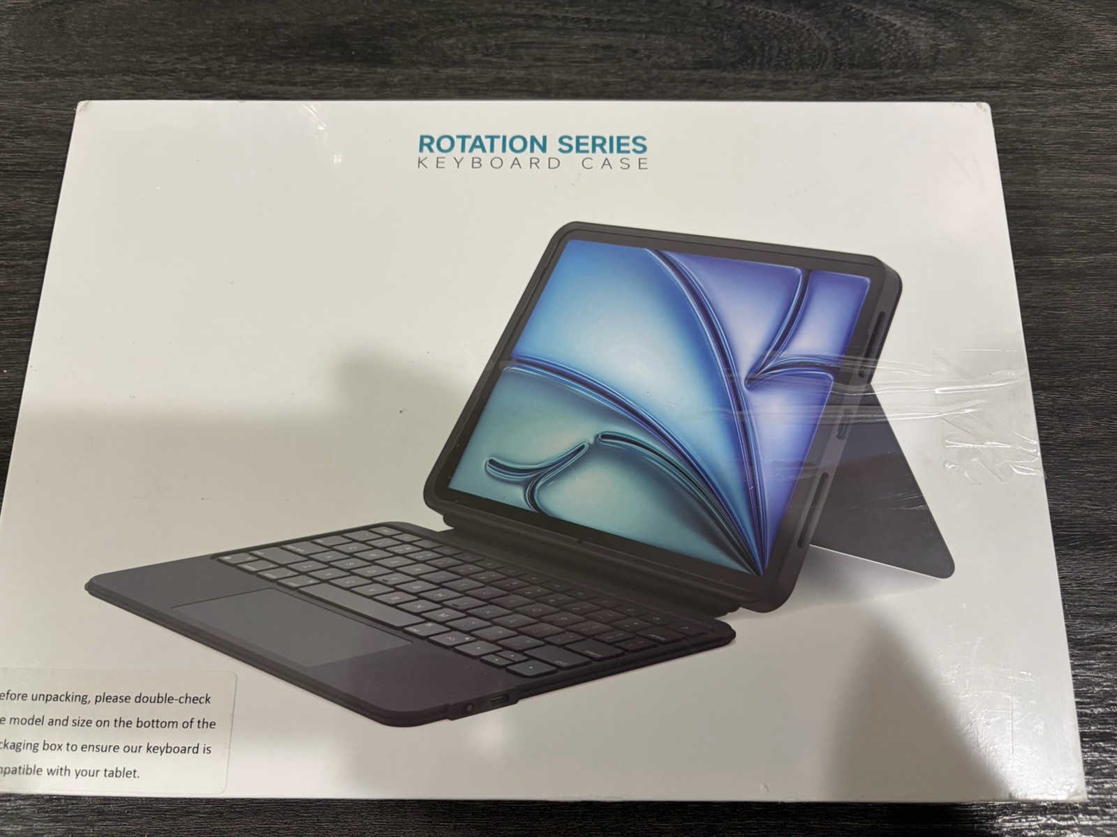 Rotatable & Detachable Magnetic Keyboard Case with Trackpad