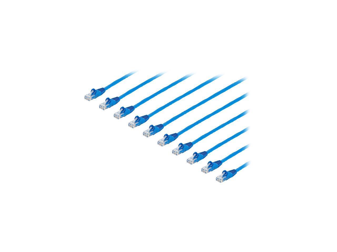 StarTech.com 10 ft. CAT6 Cable 10 Pack - Snagless RJ45 Connectors - 24 AWG Coppe