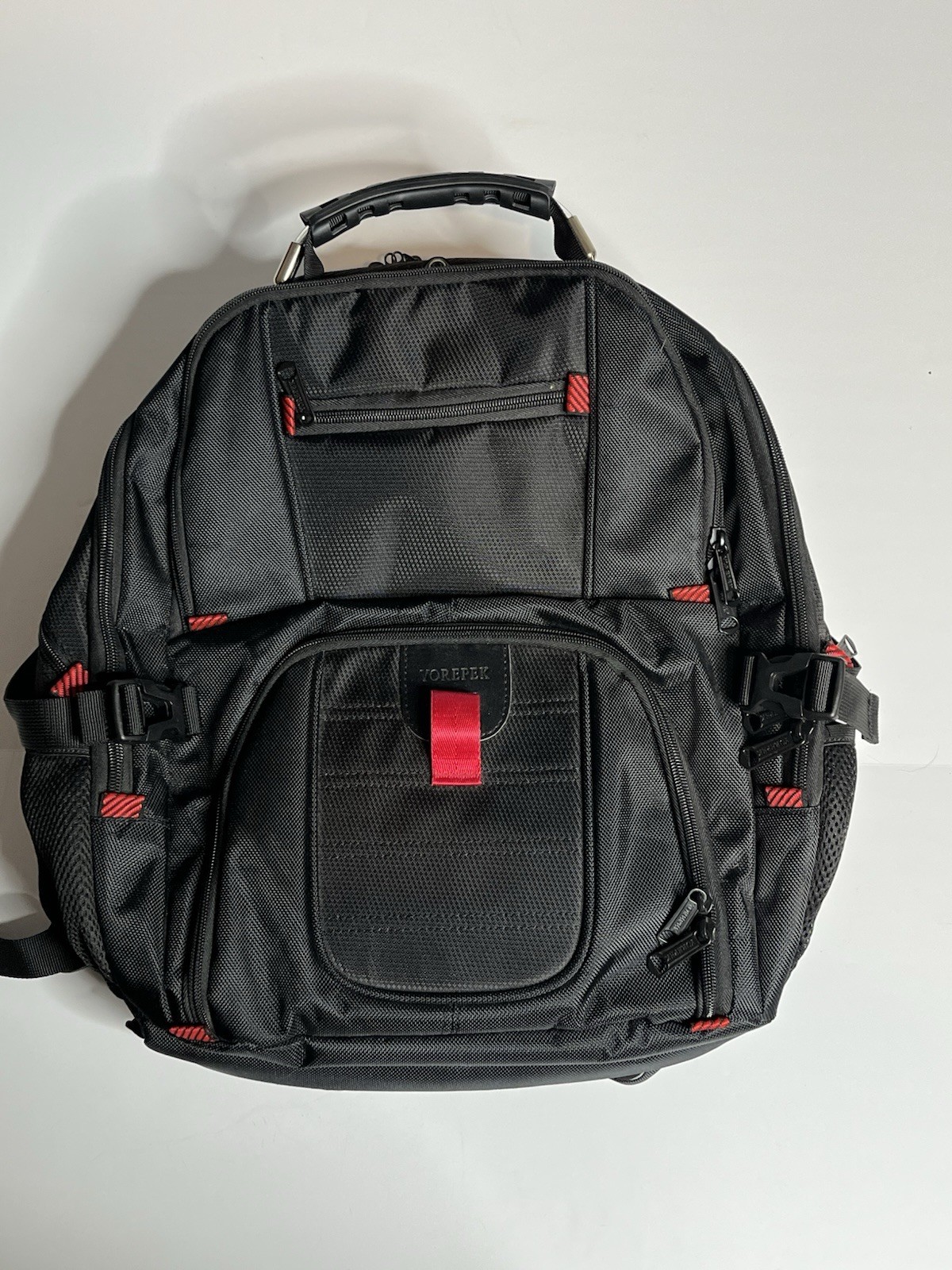 Yorepek Laptop Travel Black Backpack 18.4 Inch Waterproof XL USB Charging Port