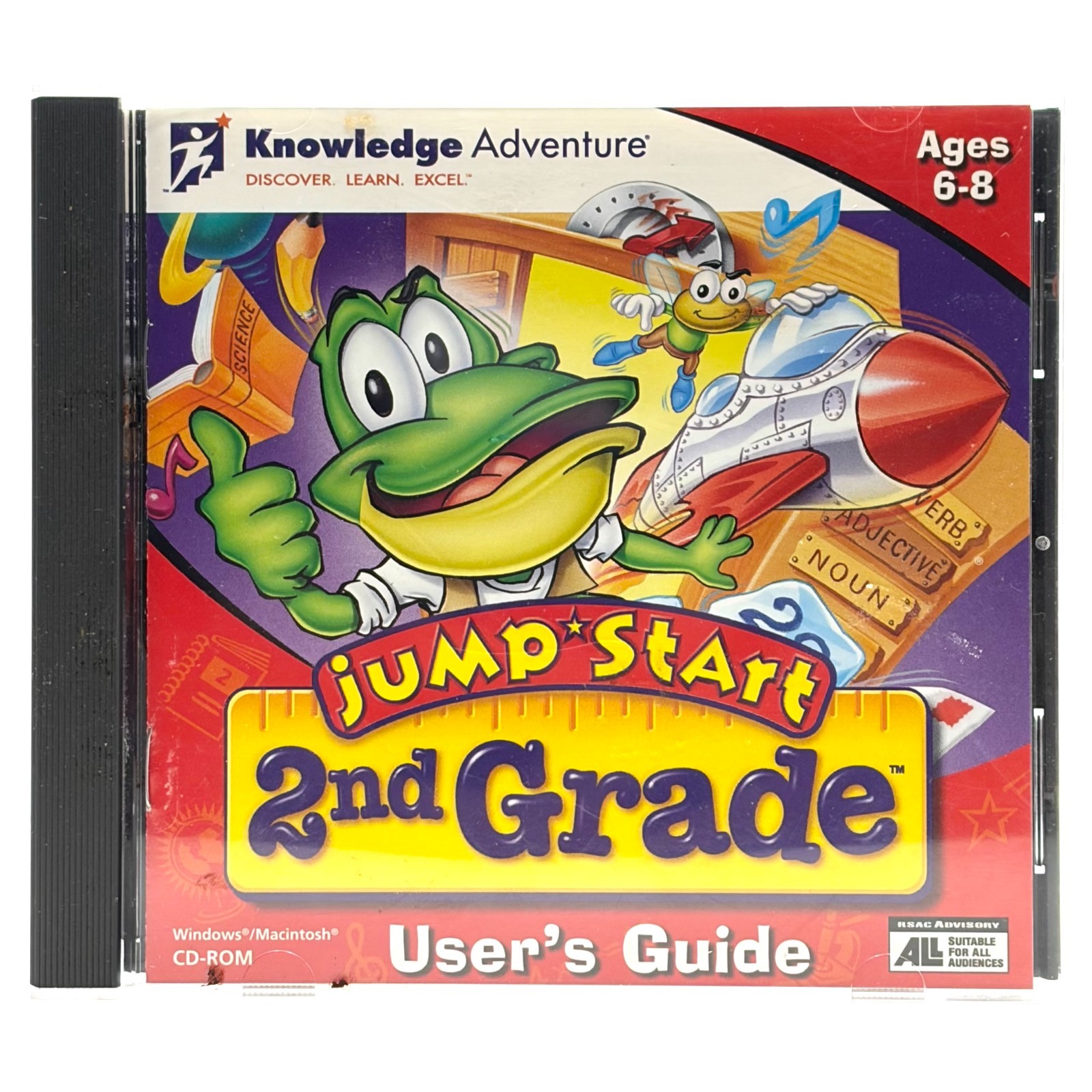 JumpStart 2nd Grade Educational Computer PC Game 1996 CD-ROM