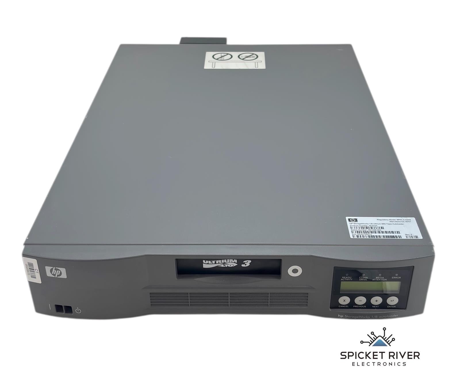 HP StorageWorks LTO 3 1/8 Ultrium 960 Tape Autoloader AF204A 391206-002
