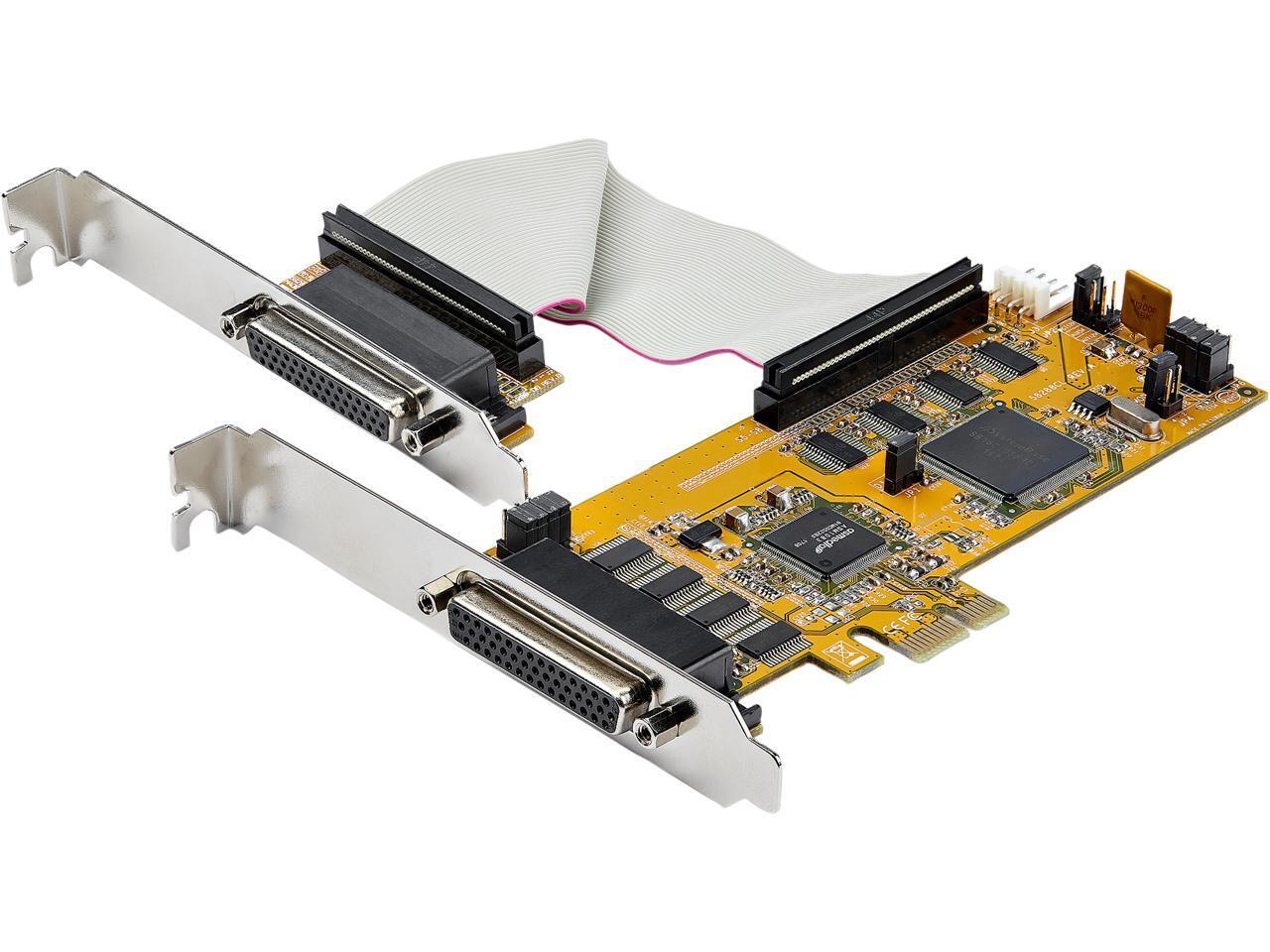 StarTech.com PEX8S1050LP 8-Port PCI Express Serial Card - 16C1050 UART RS232 - P