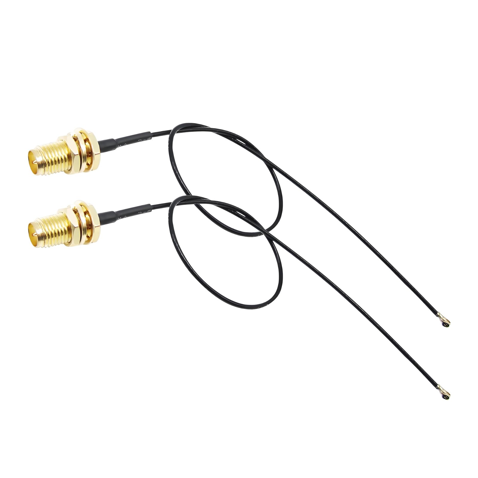 MHF4/IPEX4 to RP-SMA Female Bulkhead 8 Inches RF1.13 WiFi Pigtail Coaxial Cab...