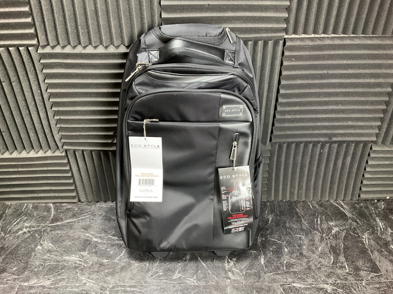 Eco Style Tech Exec Rolling Backpack ETEX-RB17 ✅❤️️✅❤️️ BRAND NEW ✅❤️️✅❤️️