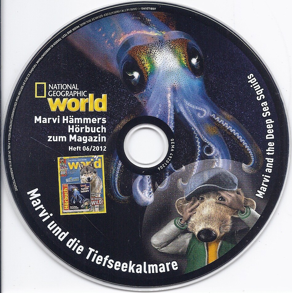 National Geographic World PC CD (German language, Marvi and the Deep Sea Squids)