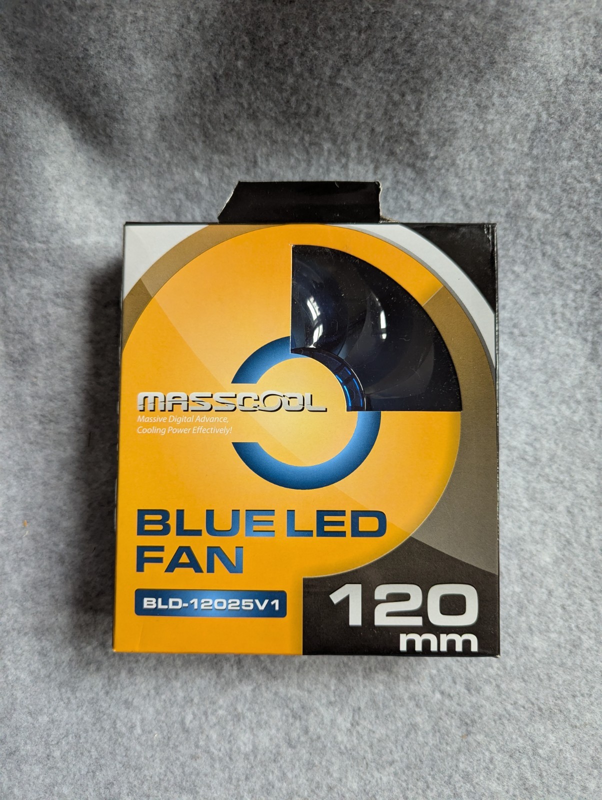 Masscool 120mm BLD-12025V1 Blue LED Computer Cooling Fan