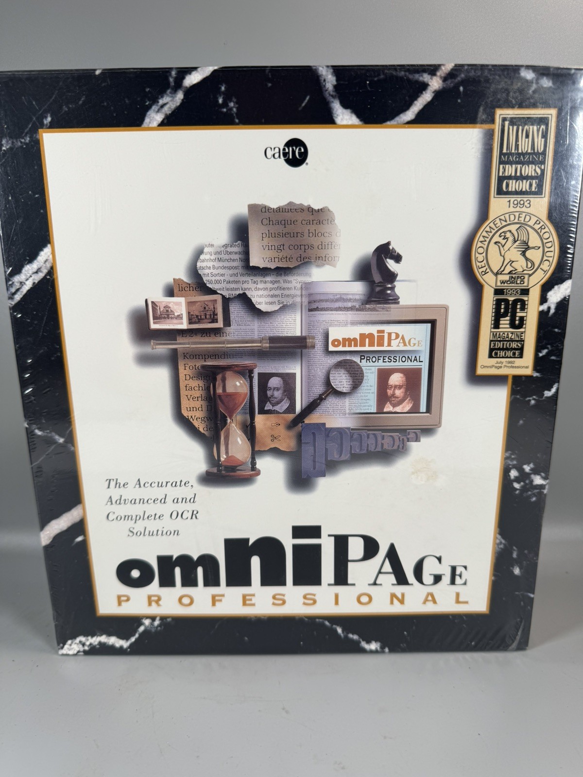 OmniPage Professional 5.0 OCR Software for Windows – New Sealed 1994 Vintage