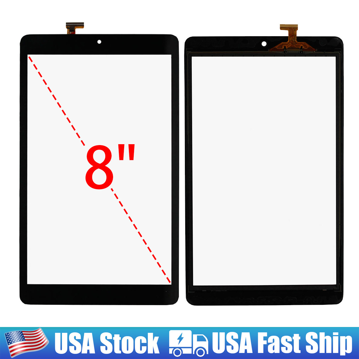New Digitizer Touch Screen 8" Glass For Alcatel Joy Tab 2 8.0 9032Z 9032X 9032T