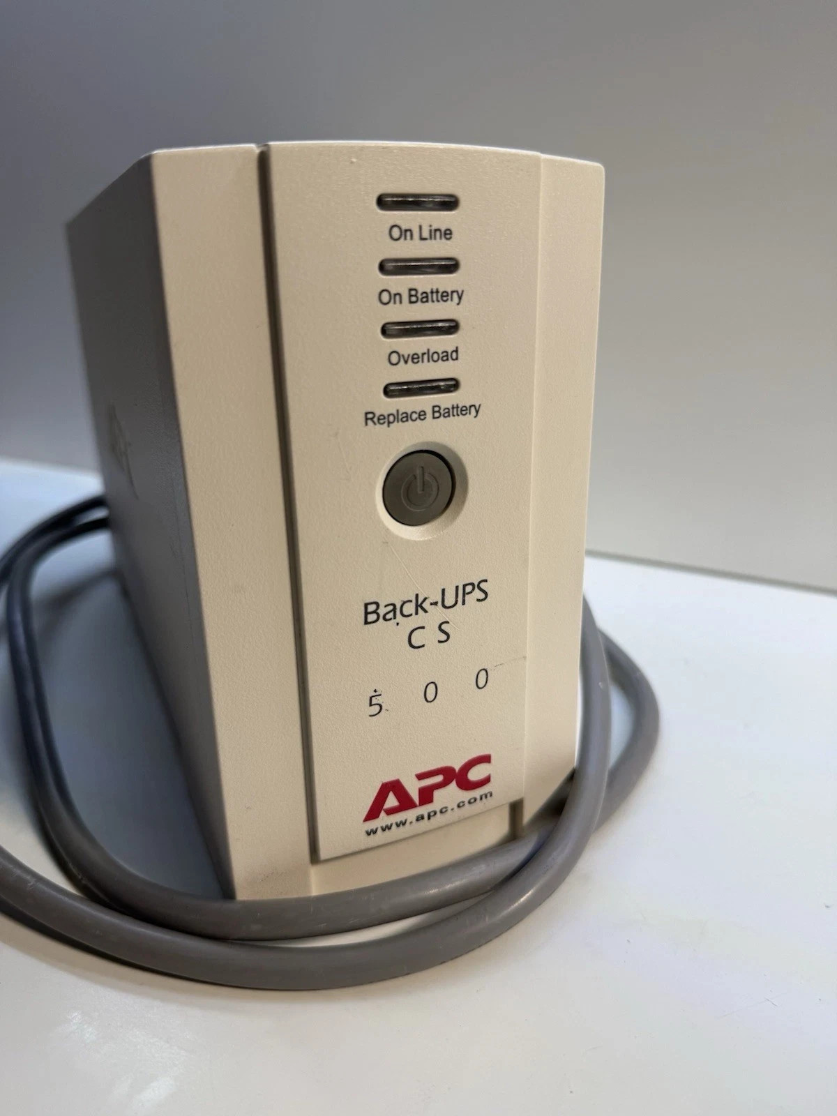 APC Back-UPS CS 500 BK500 350VA 300W 6-Outlets 120V Test Works - USED