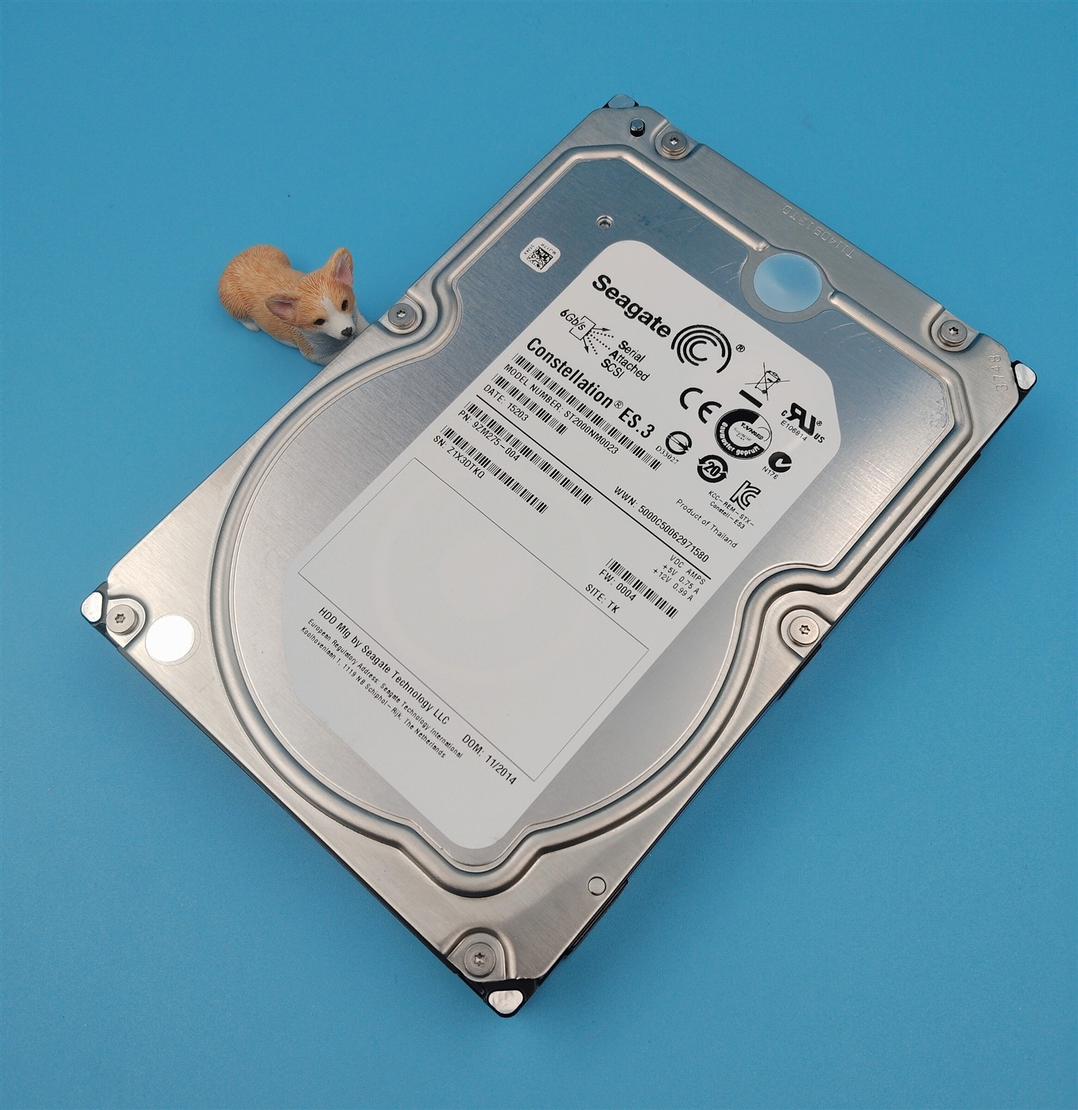 ST2000NM0023 SEAGATE 2TB 7.2K 6G 3.5" SAS DP MDL HARD DRIVE