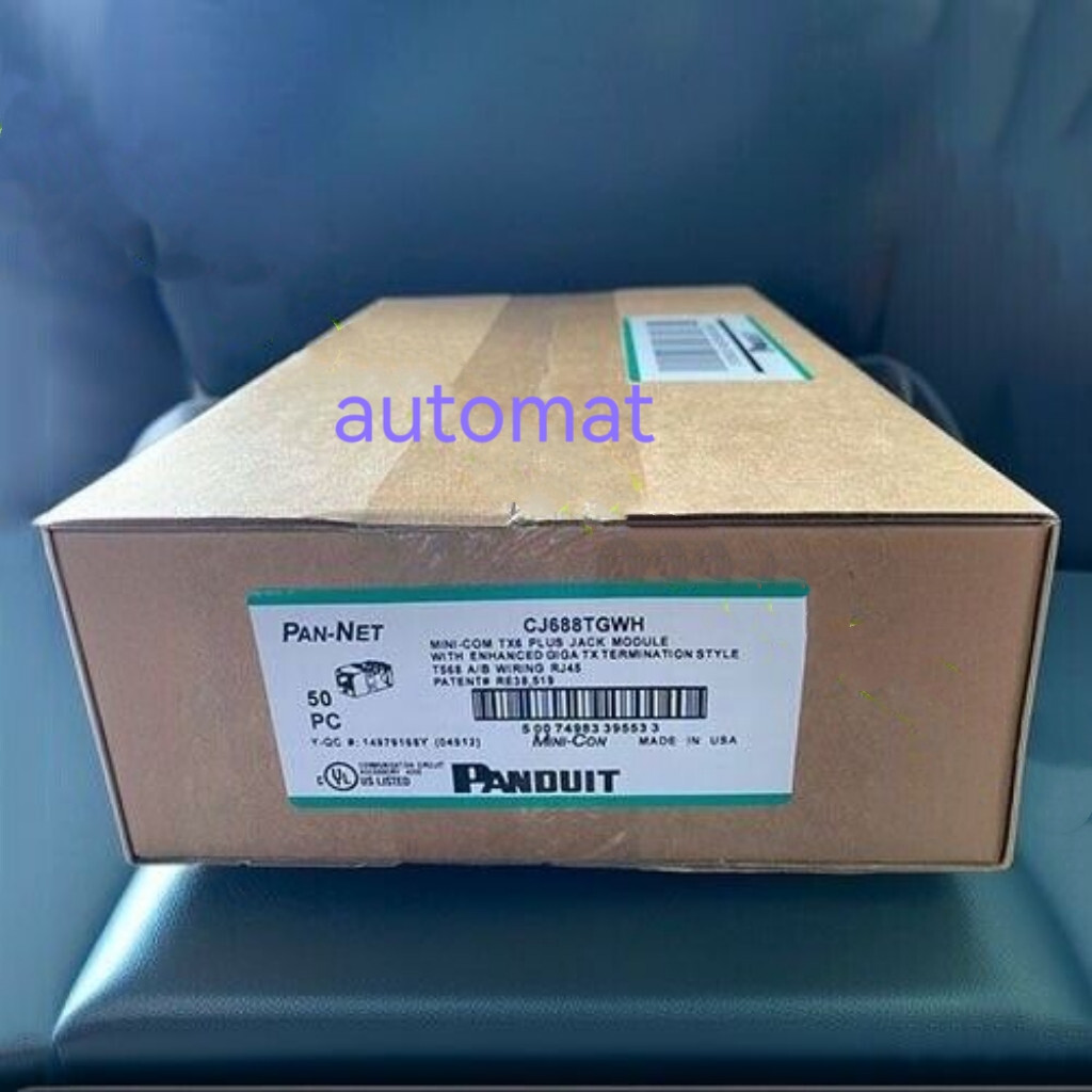 50PCS/Box New CJ688TGWH Mini-Com TX6 Plus Jack Module White