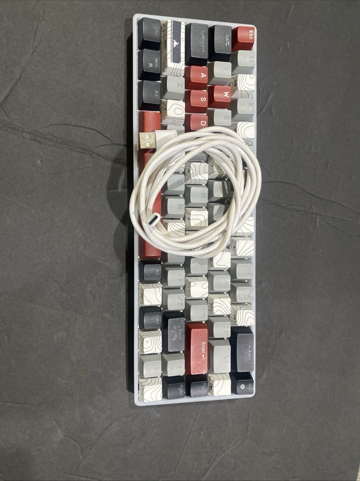 Higround Trailhead 65% Mechanical Gaming Keyboard with custom keys.