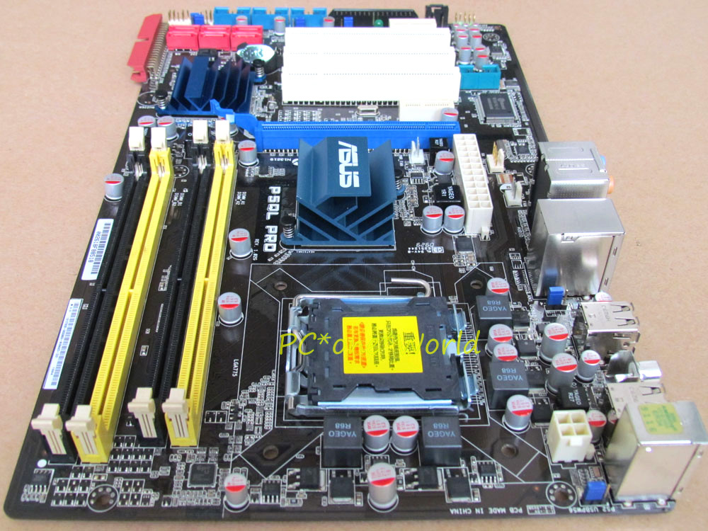 ASUS P5QL PRO motherboard LGA 775 DDR2 Intel P43 100% working