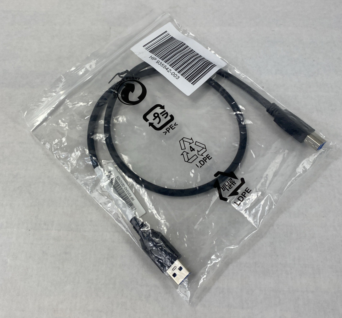 HP 935542-003 2ft USB 3.0 Printer Cable USB-B Male to USB-A Male (Lot of 8)