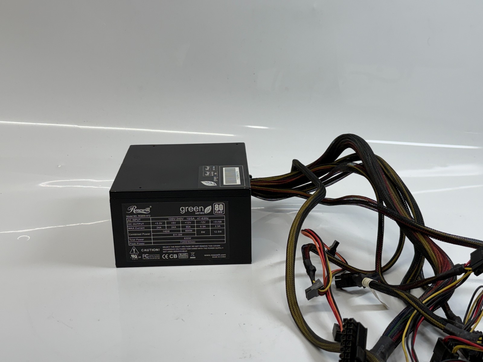 Rosewill RG630-S12 - Green Series 630-Watt Active PFC Power Supply