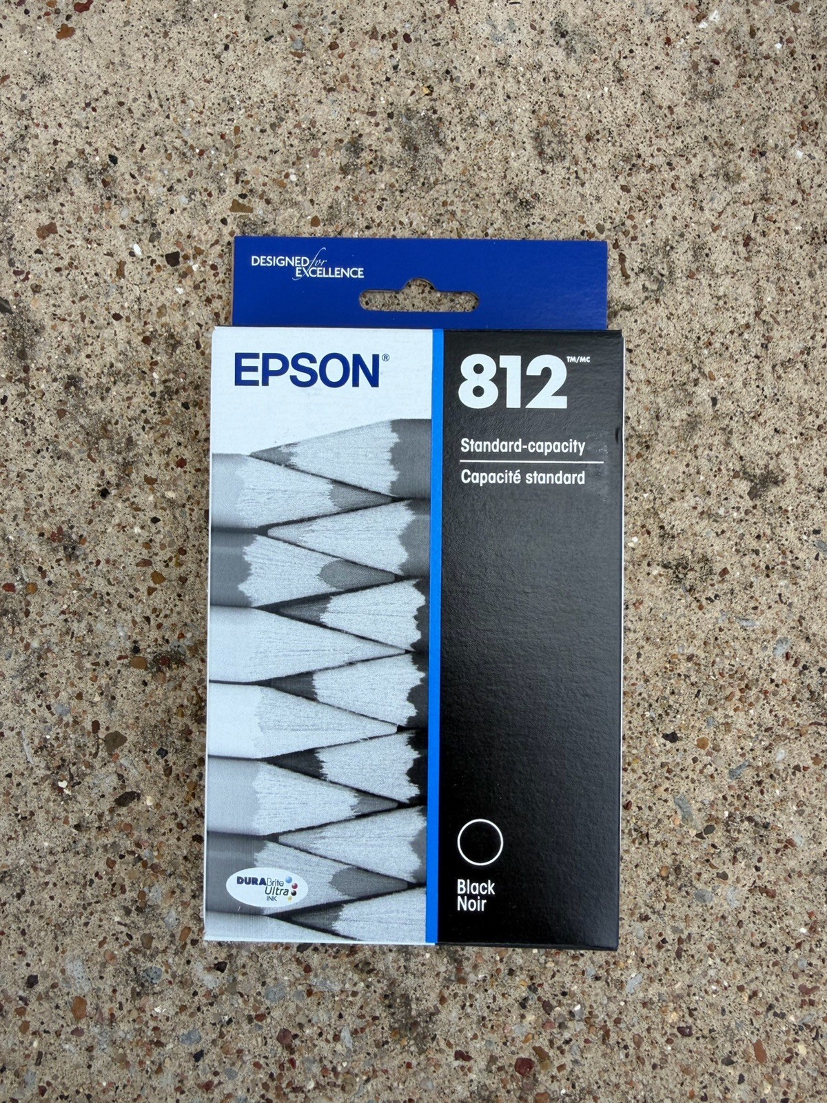 Genuine Epson 812 Black High Capacity Ink Cartridge  Exp 2028
