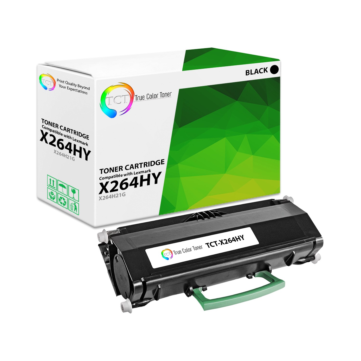 TCT X264H21G For Lexmark X264DN X364 HY Premium Compatible Toner Cartridge