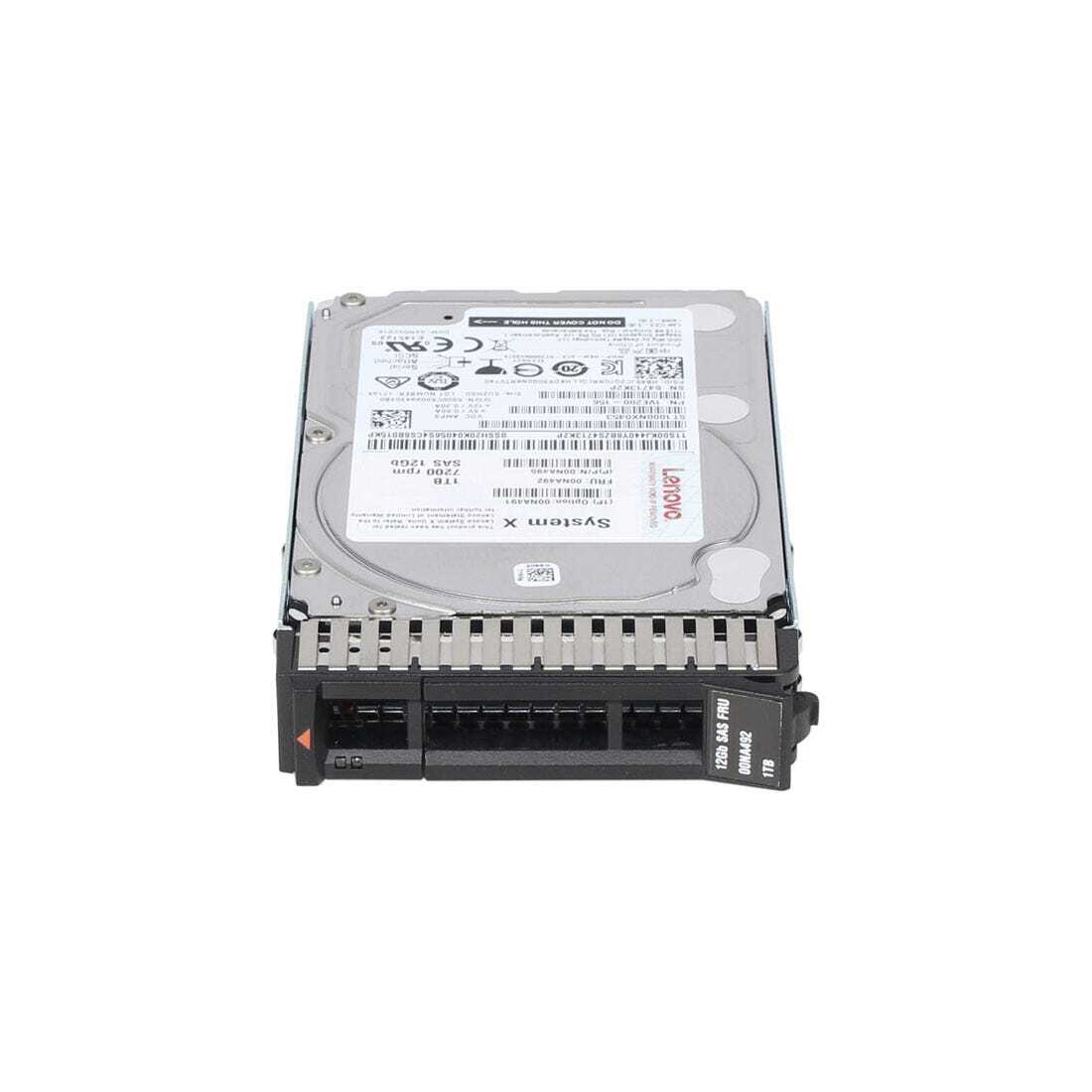 00NA492 00NA491 00NA495 IBM SYSTEM X 1TB 7.2K RPM 12Gb/s NL 2.5" SAS Hard Drive