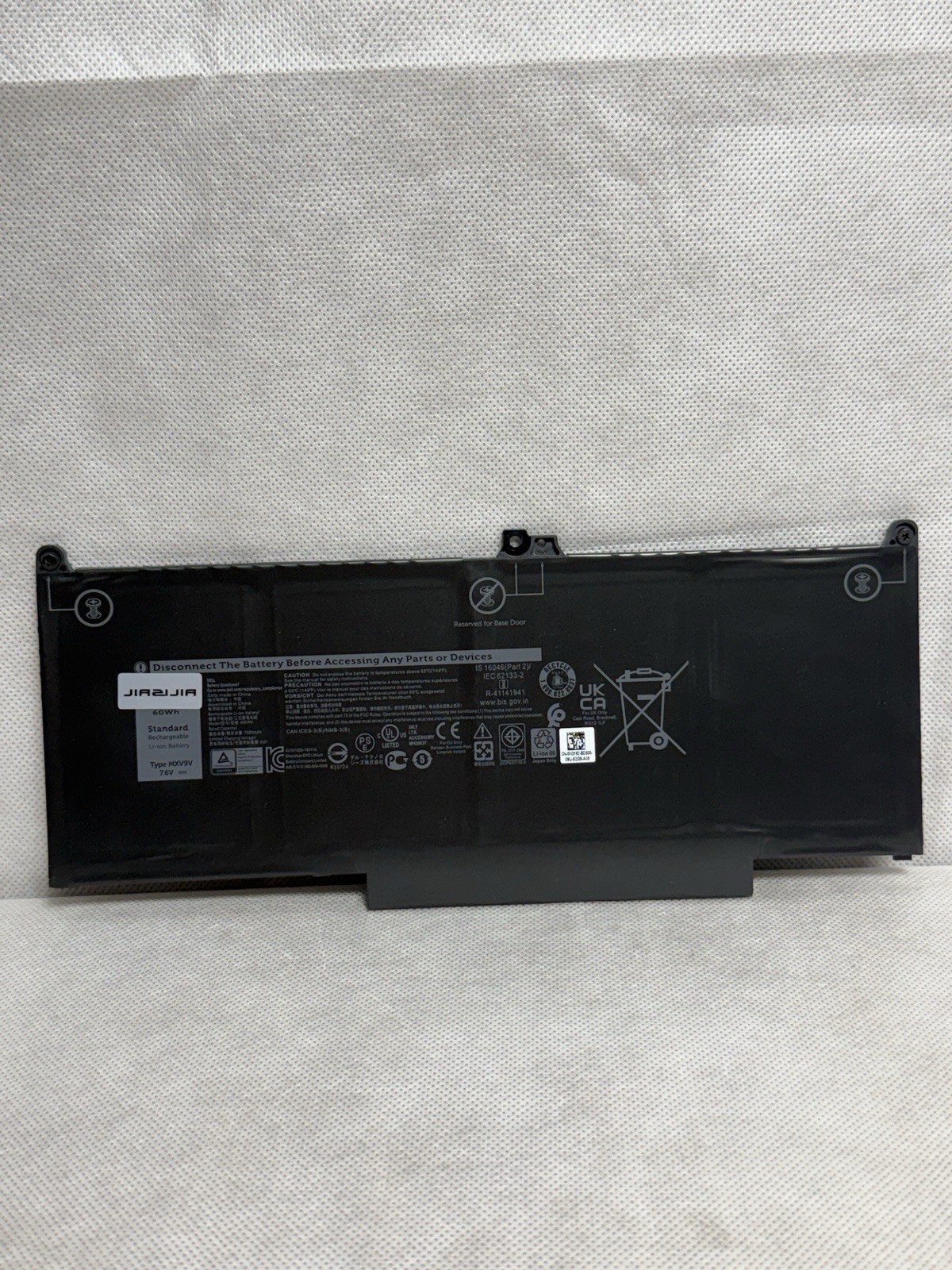 Genuine OEM Dell Latitude MXV9V Battery 4-Cell 60Wh 7.6V 5VC2M 829MX 5300 7400