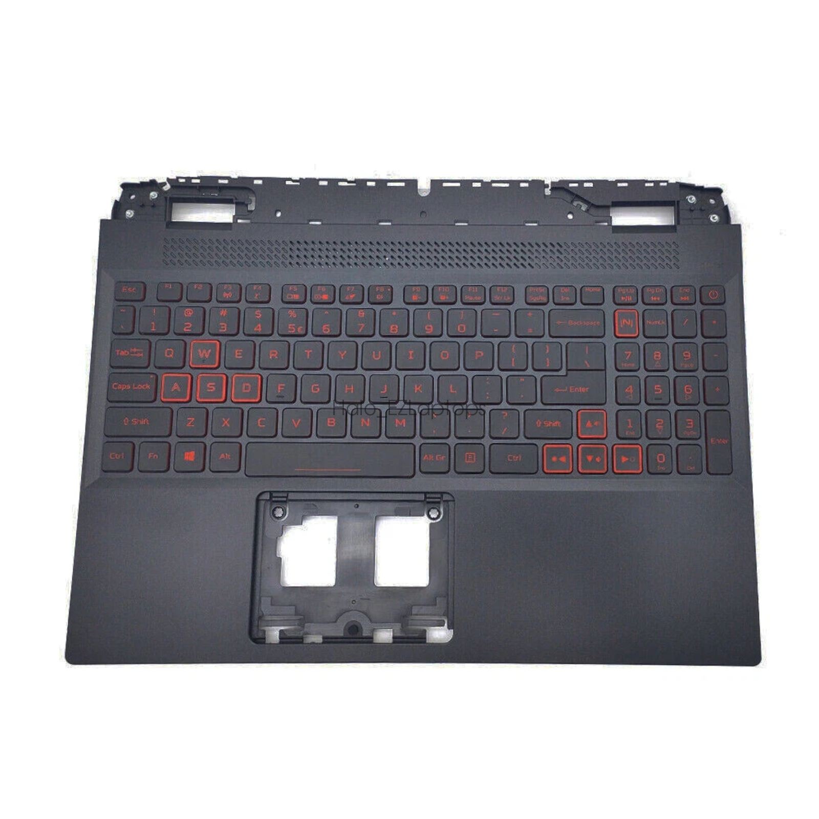 New For Acer Nitro 5 AN515-58 46 Palmrest Backlit Keyboard Red Keys 6B.QFJN2.001